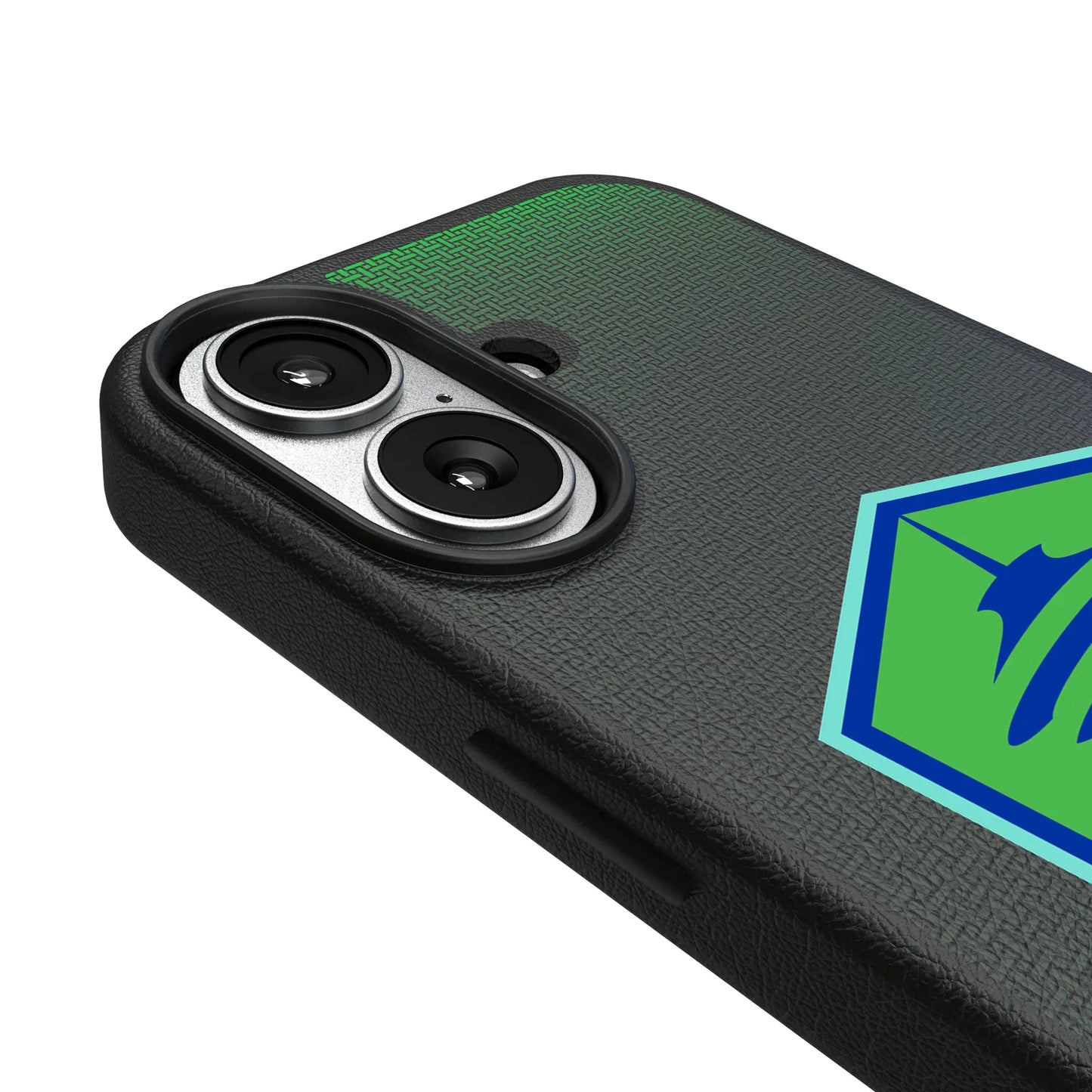 Seattle Sounders FC Linen MagSafe Compatible Phone Case for Apple iPhone