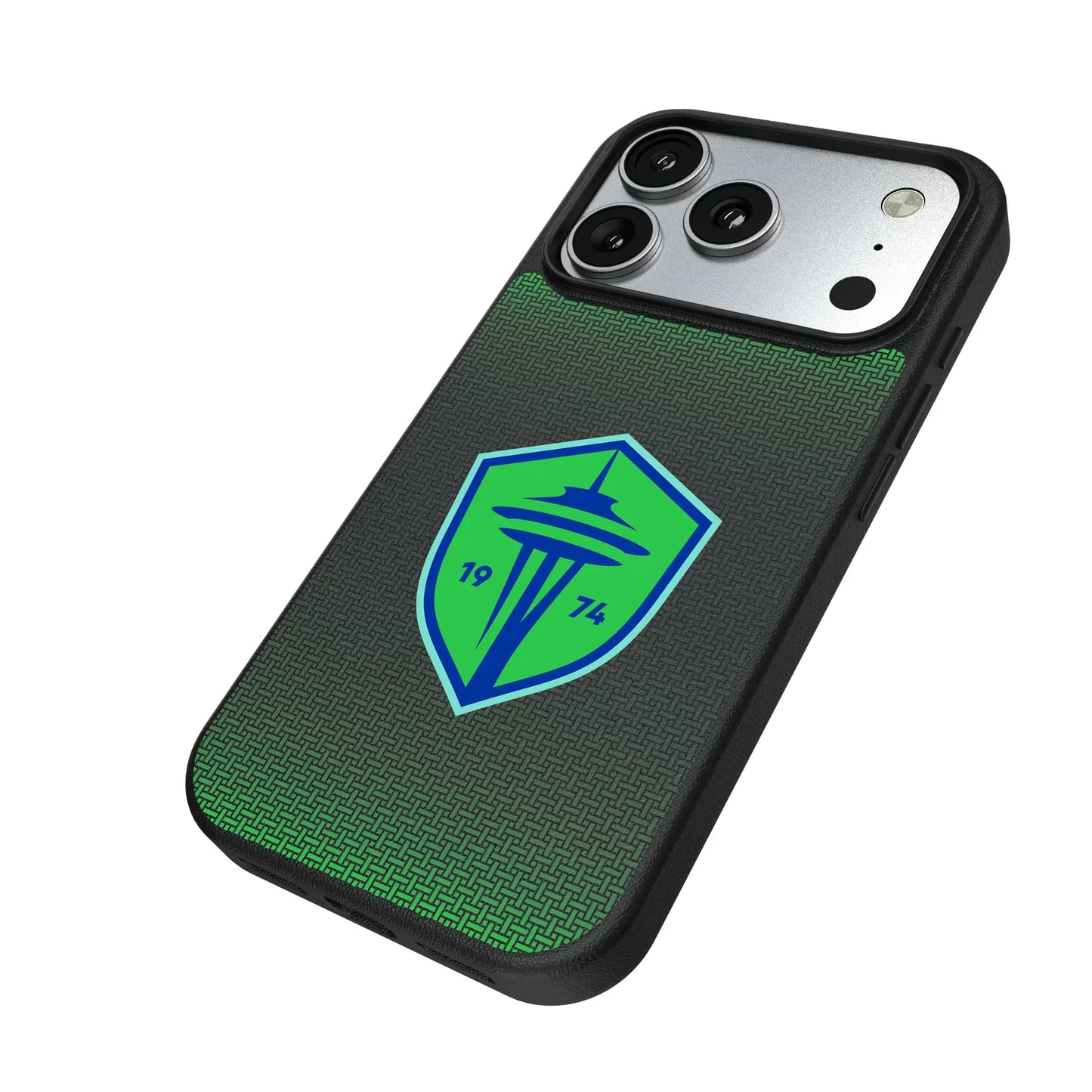 Seattle Sounders FC Linen MagSafe Compatible Phone Case for Apple iPhone