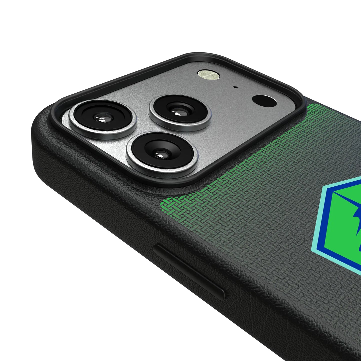 Seattle Sounders FC Linen MagSafe Compatible Phone Case for Apple iPhone