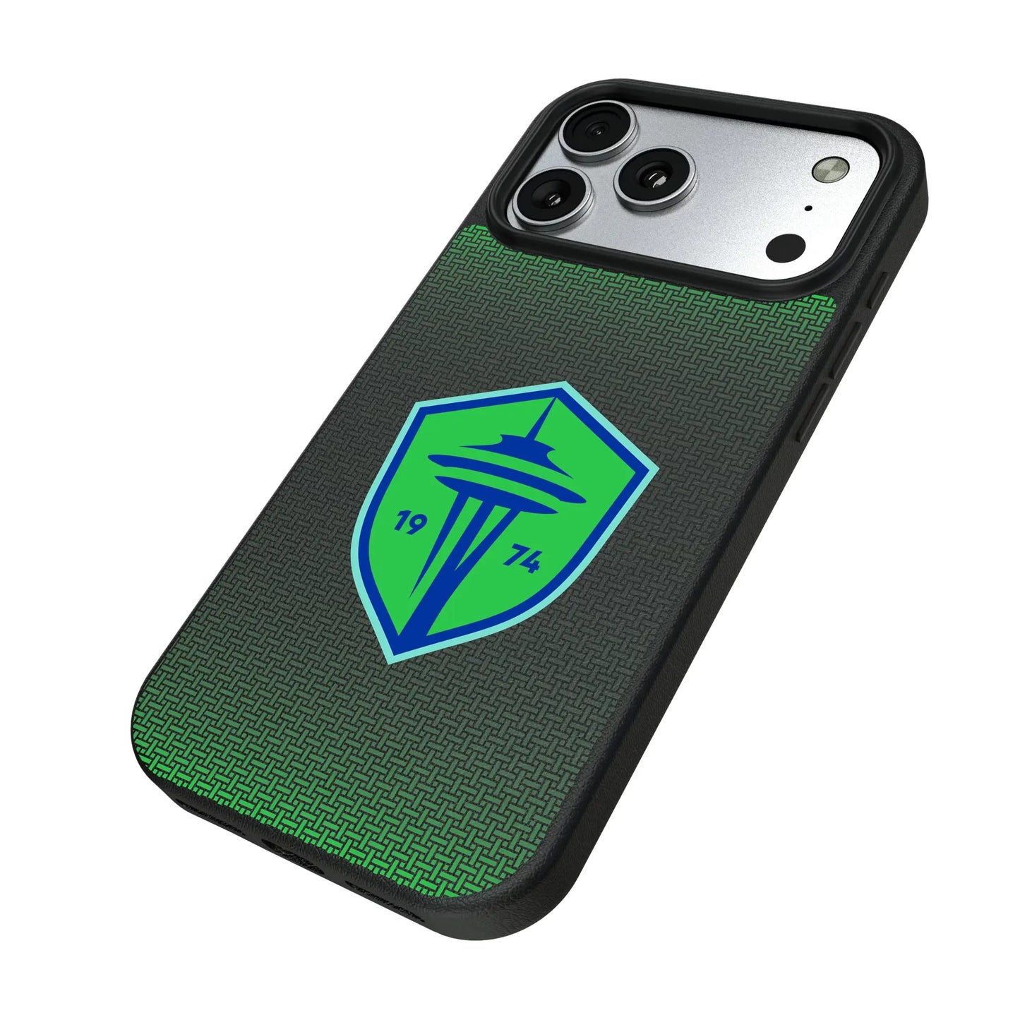 Seattle Sounders FC Linen MagSafe Compatible Phone Case for Apple iPhone