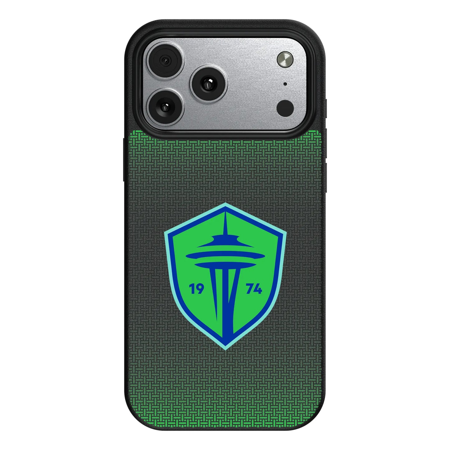 Seattle Sounders FC Linen MagSafe Compatible Phone Case for Apple iPhone