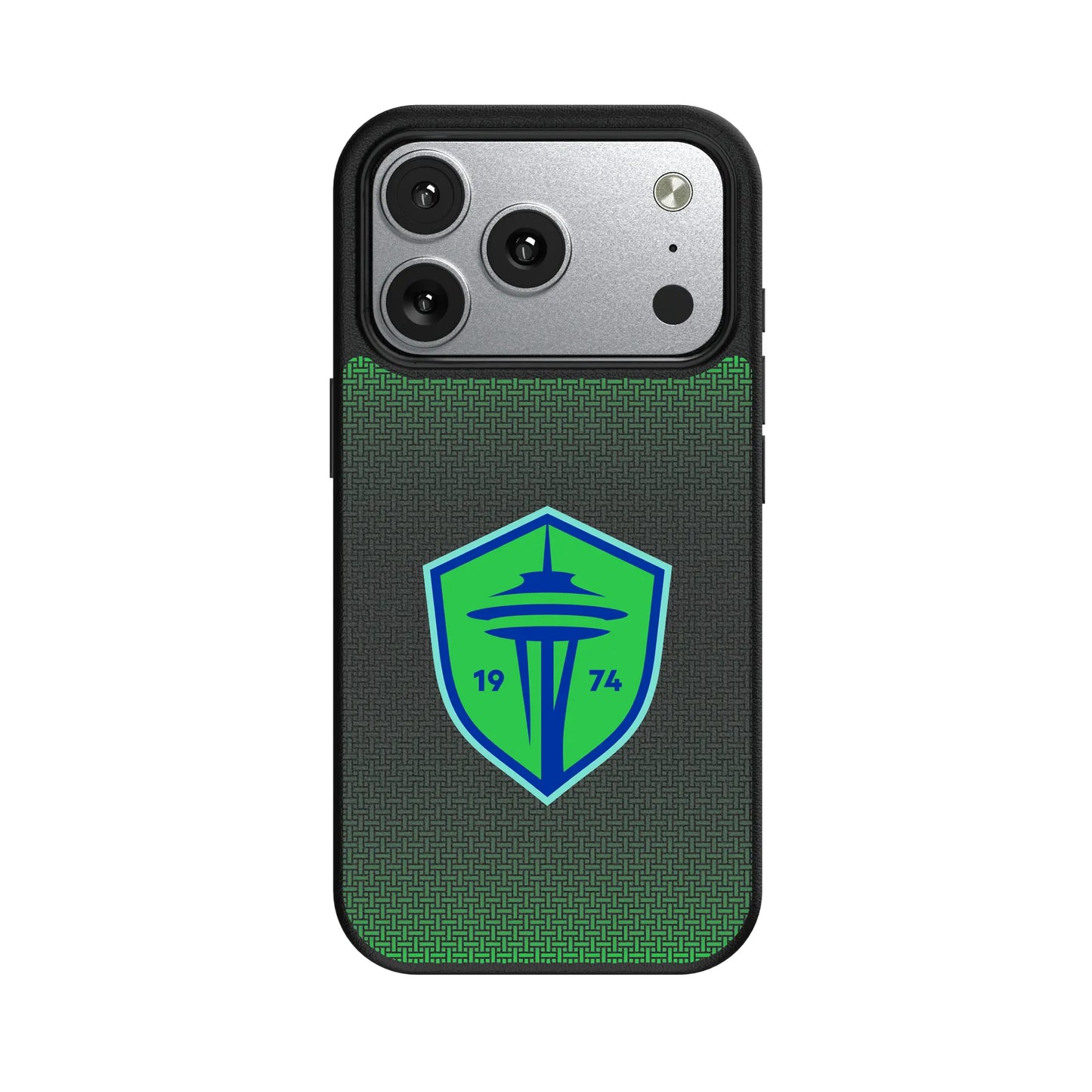 Seattle Sounders FC Linen MagSafe Compatible Phone Case for Apple iPhone