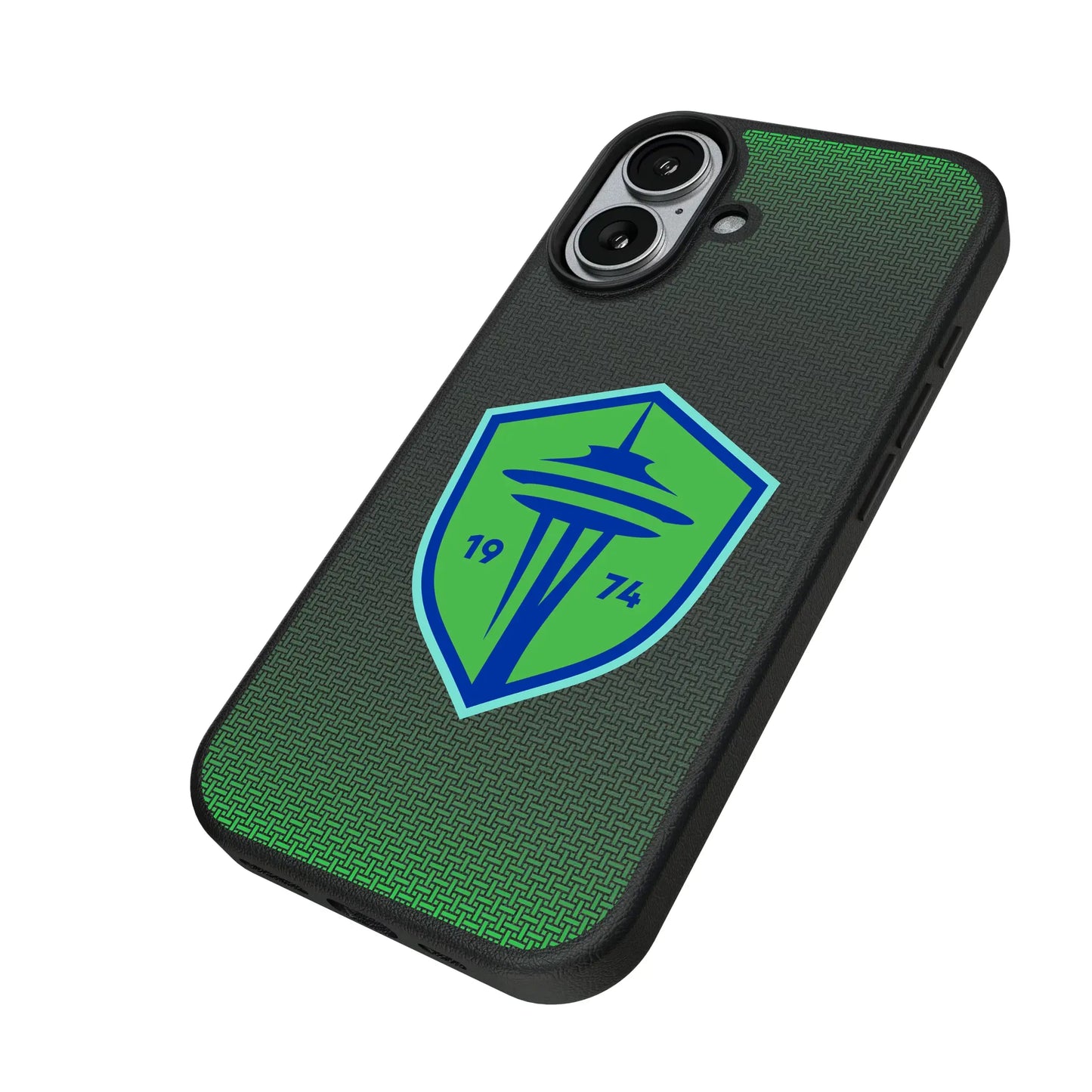 Seattle Sounders FC Linen MagSafe Compatible Phone Case for Apple iPhone