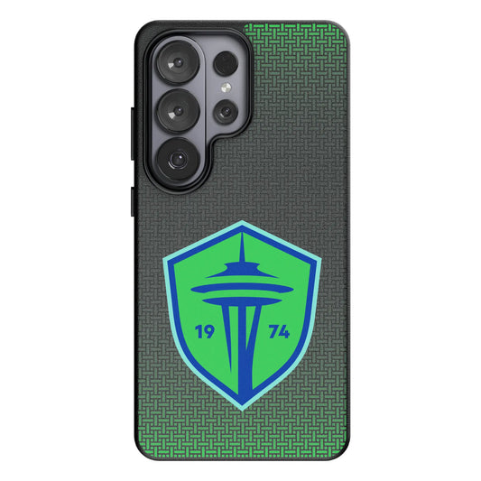 Seattle Sounders FC Linen MagSafe Compatible Phone Case for Samsung Galaxy