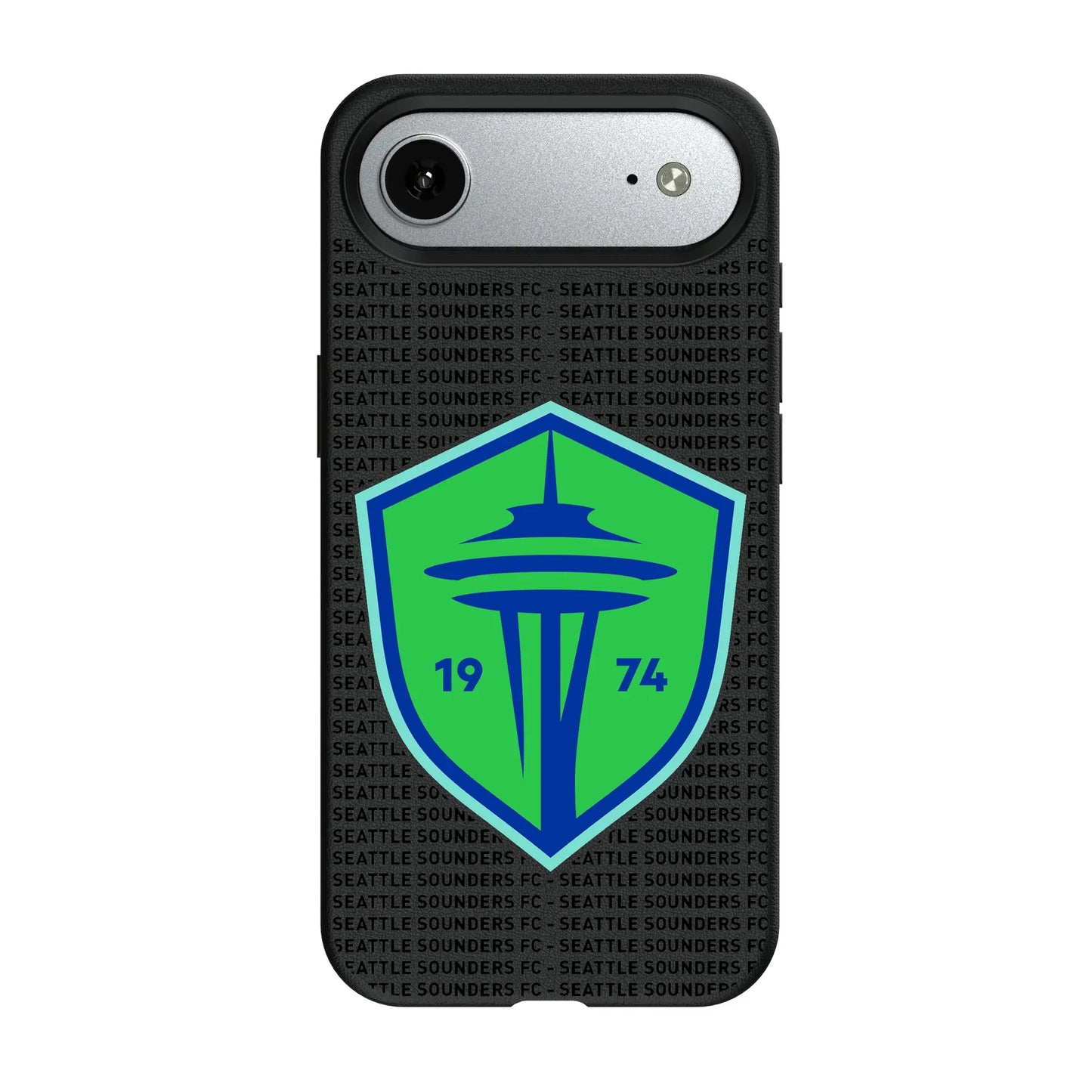 Seattle Sounders FC Text Backdrop MagSafe Compatible Phone Case for Apple iPhone