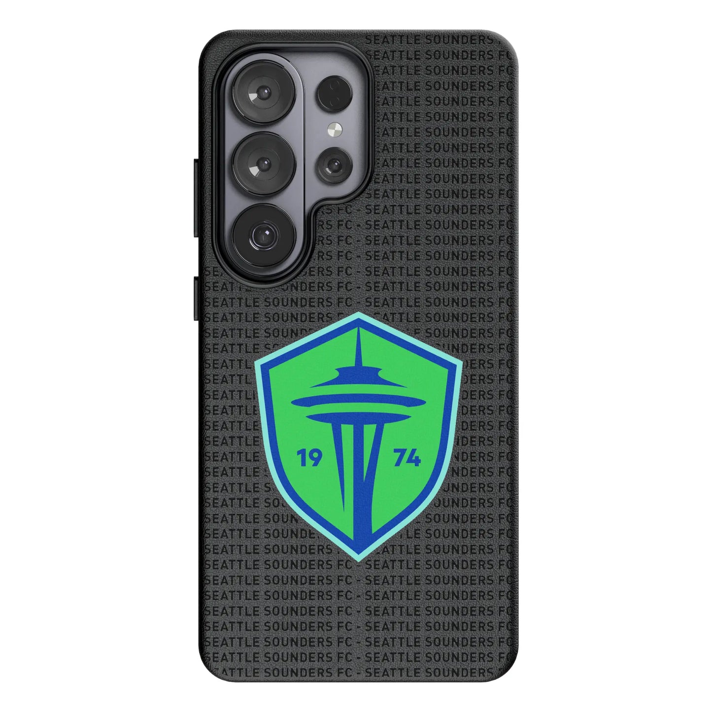 Seattle Sounders FC Text Backdrop MagSafe Compatible Phone Case for Samsung Galaxy
