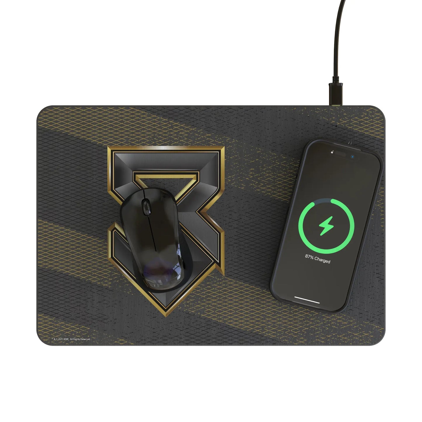 Seth Freakin Rollins Steel 15-Watt Wireless Charger and Mouse Pad