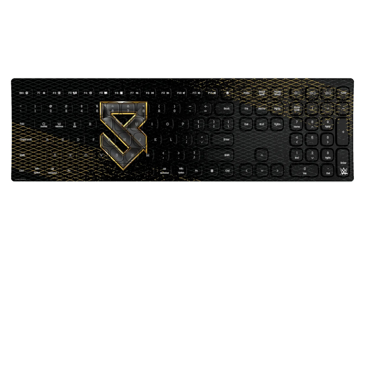 Seth Freakin Rollins Steel Curved Wireless Keyboard