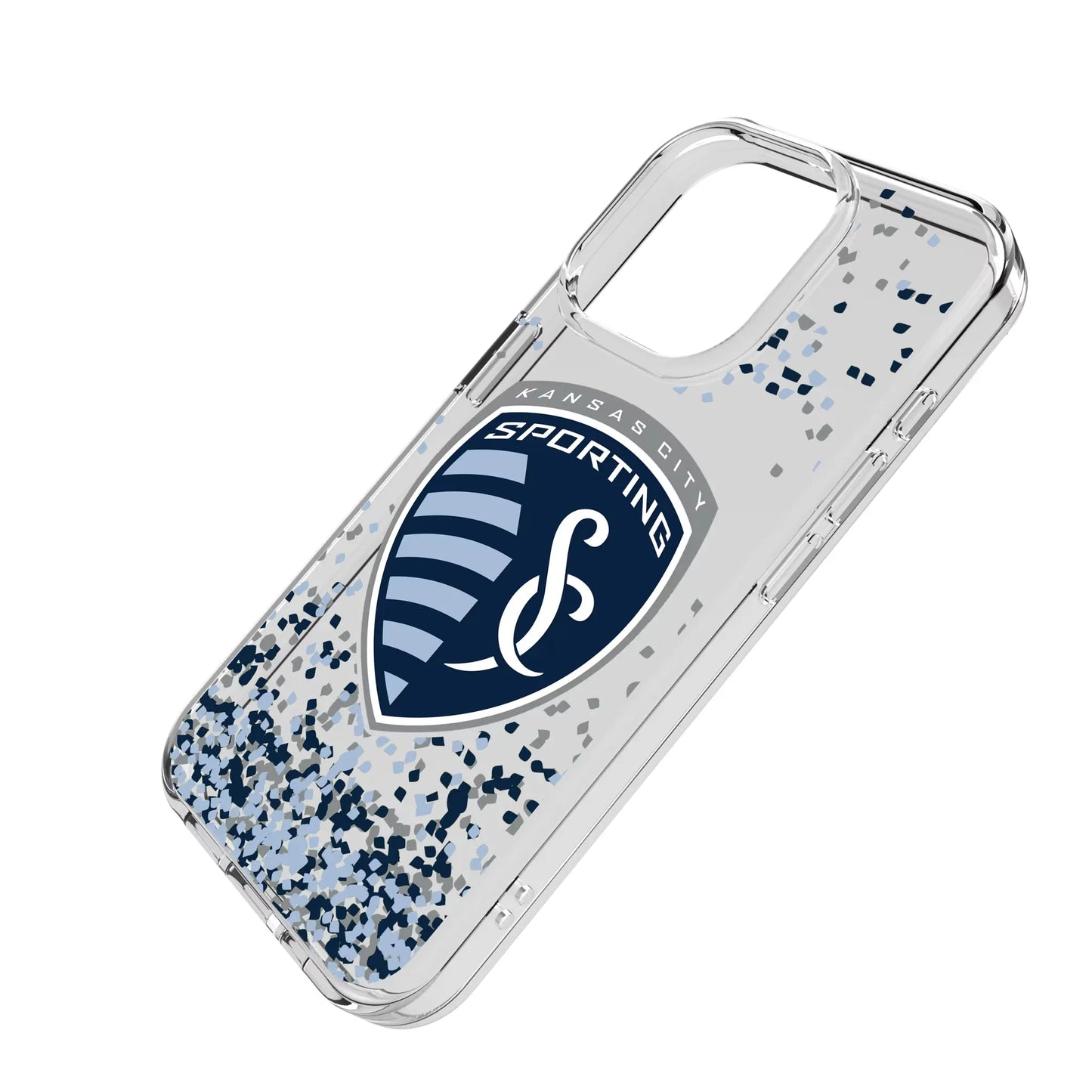 Sporting Kansas City Confetti Clear Phone Case for Apple iPhone