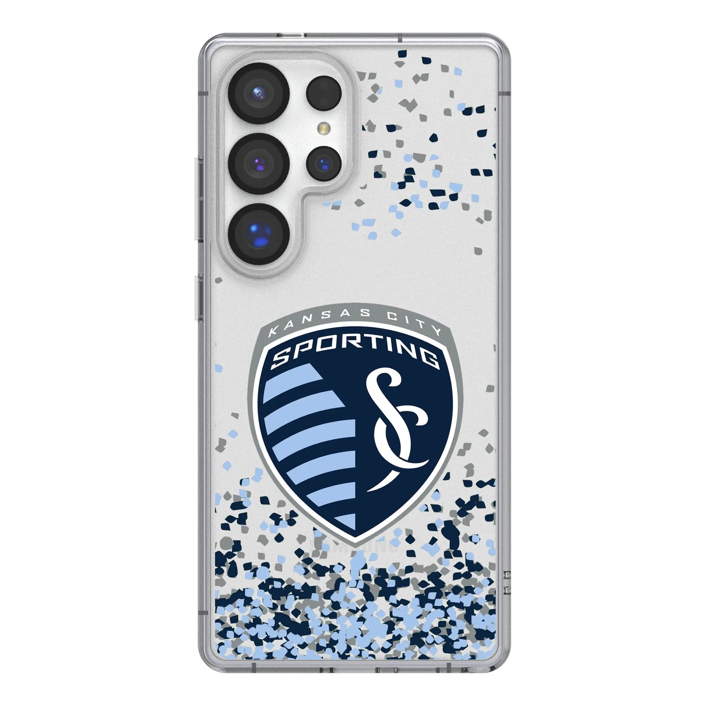Sporting Kansas City Confetti Clear Phone Case for Samsung Galaxy