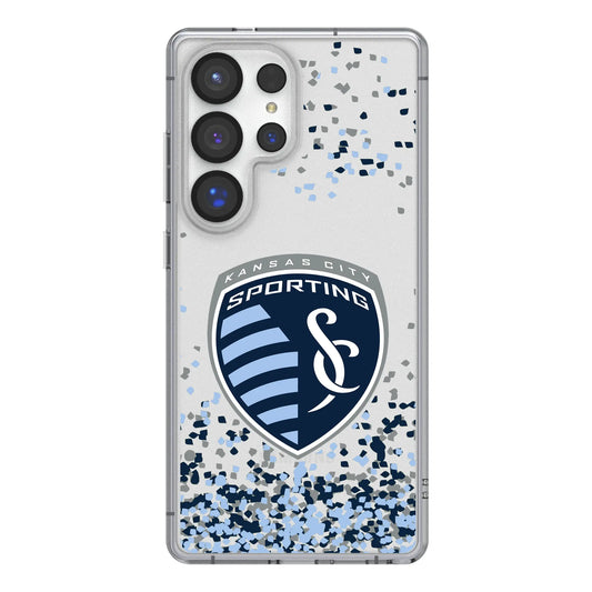 Sporting Kansas City Confetti Clear Phone Case for Samsung Galaxy