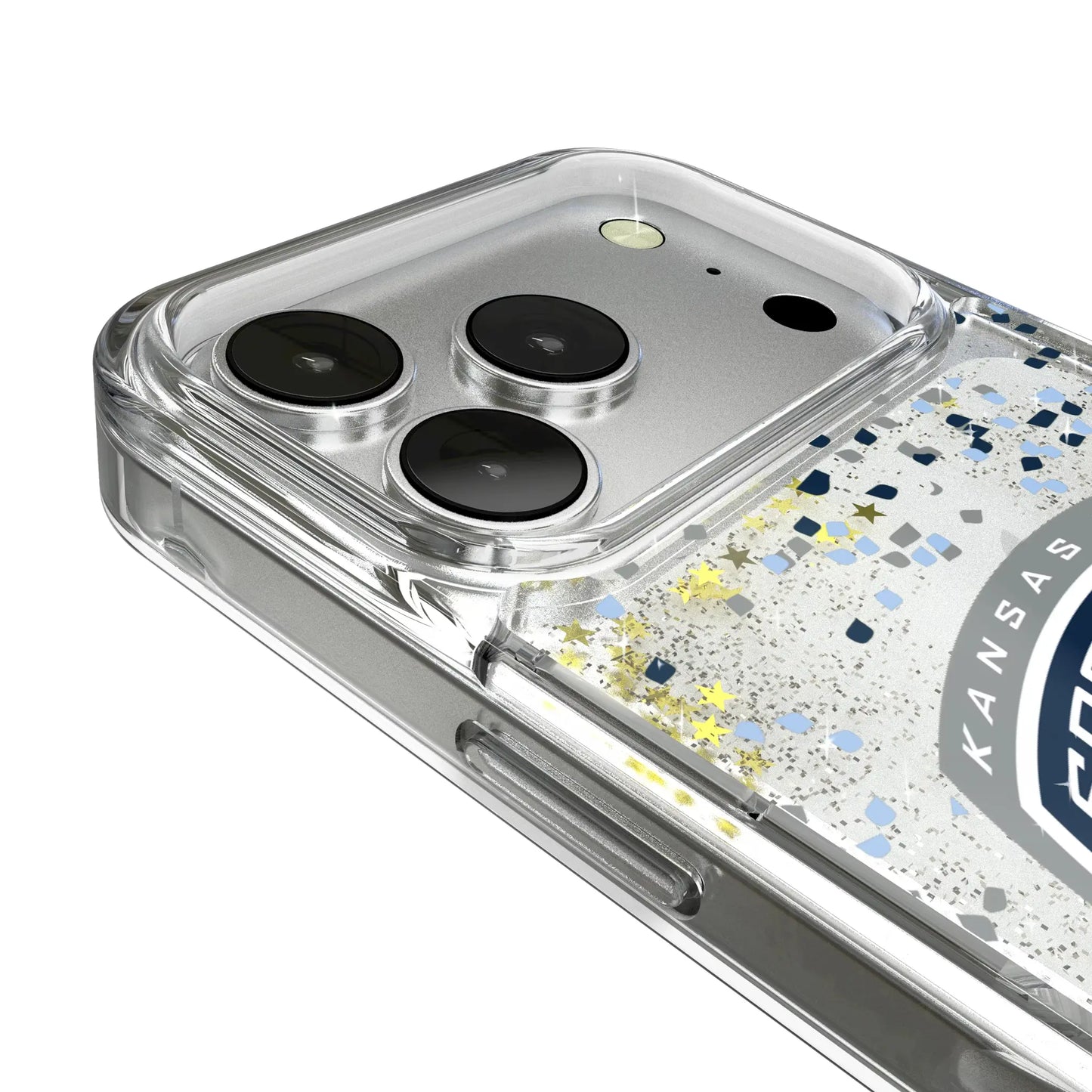 Sporting Kansas City Confetti Glitter Phone Case for Apple iPhone