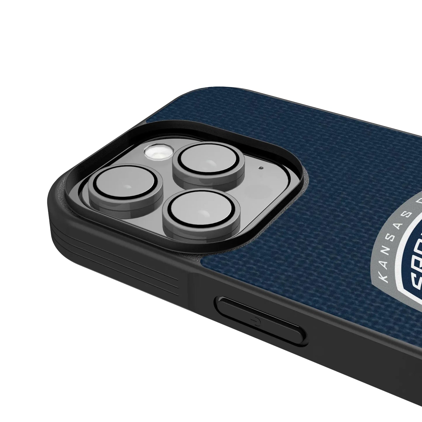 Sporting Kansas City Diagonal Stripe Bump Phone Case for Apple iPhone