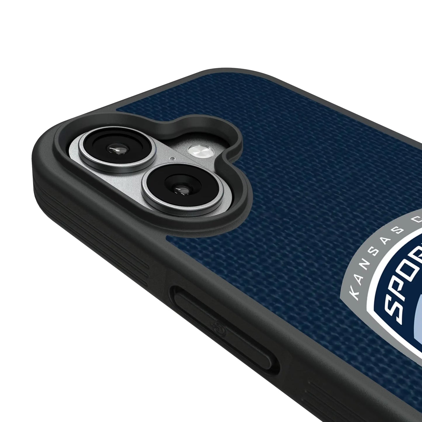 Sporting Kansas City Diagonal Stripe Bump Phone Case for Apple iPhone