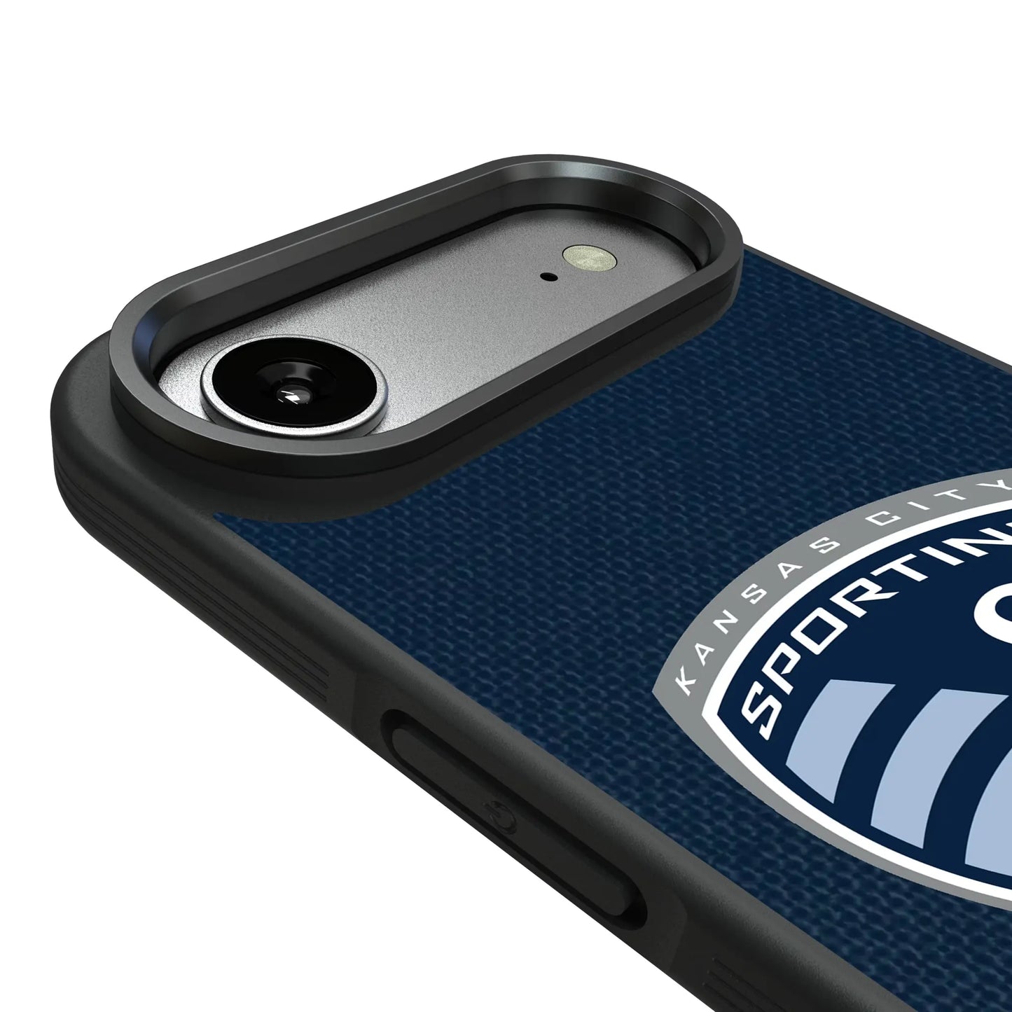 Sporting Kansas City Diagonal Stripe Bump Phone Case for Apple iPhone