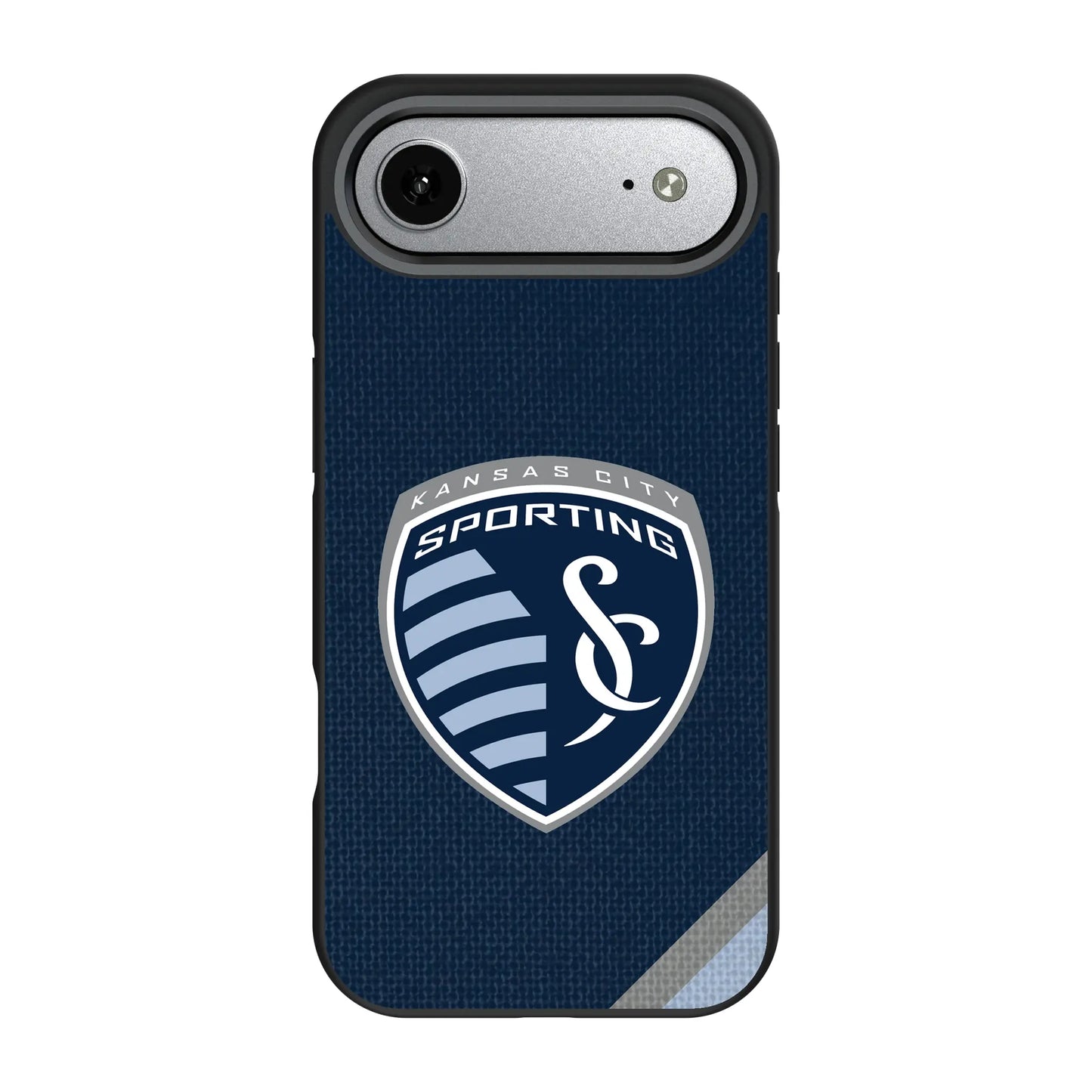 Sporting Kansas City Diagonal Stripe Bump Phone Case for Apple iPhone