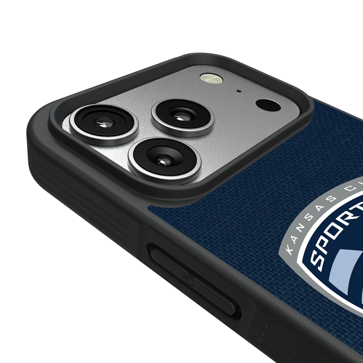 Sporting Kansas City Diagonal Stripe Bump Phone Case for Apple iPhone