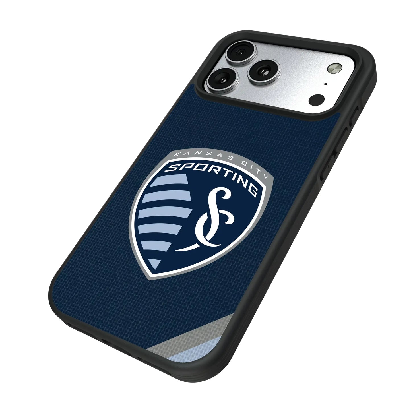 Sporting Kansas City Diagonal Stripe Bump Phone Case for Apple iPhone