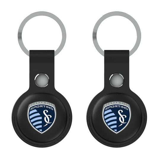 Sporting Kansas City Insignia Black Airtag Holder 2-Pack