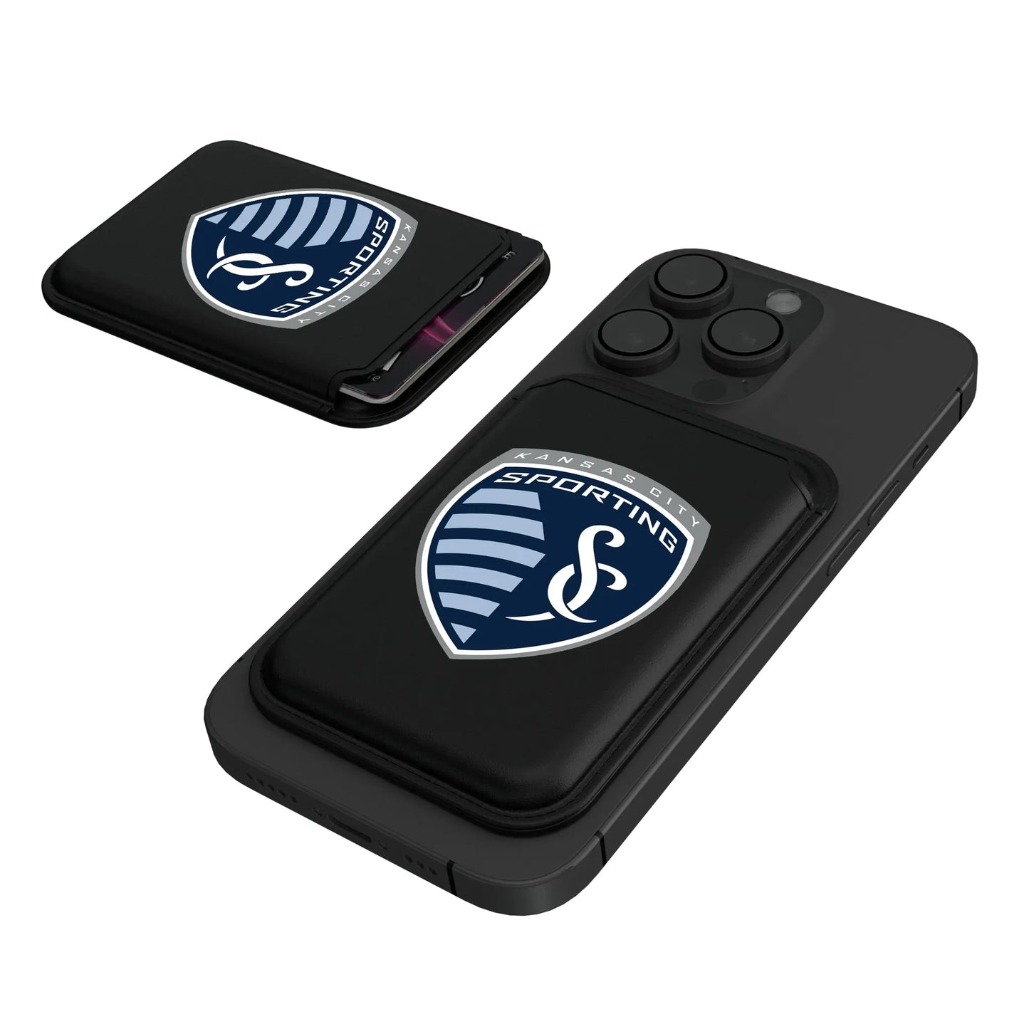 Sporting Kansas City Insignia Black Magnetic Credit Card Wallet