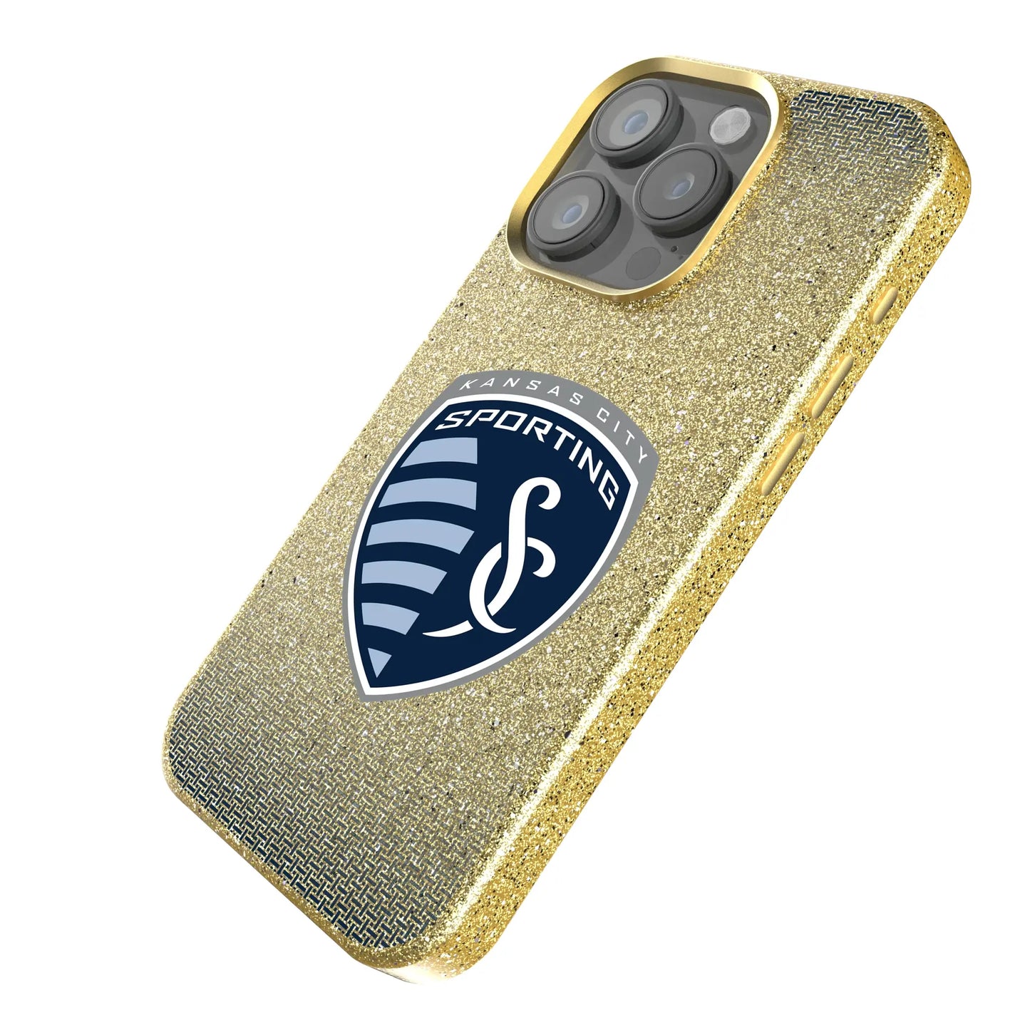 Sporting Kansas City Linen Bling Phone Case for Apple iPhone