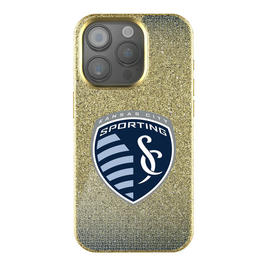 Sporting Kansas City Linen Bling Phone Case for Apple iPhone