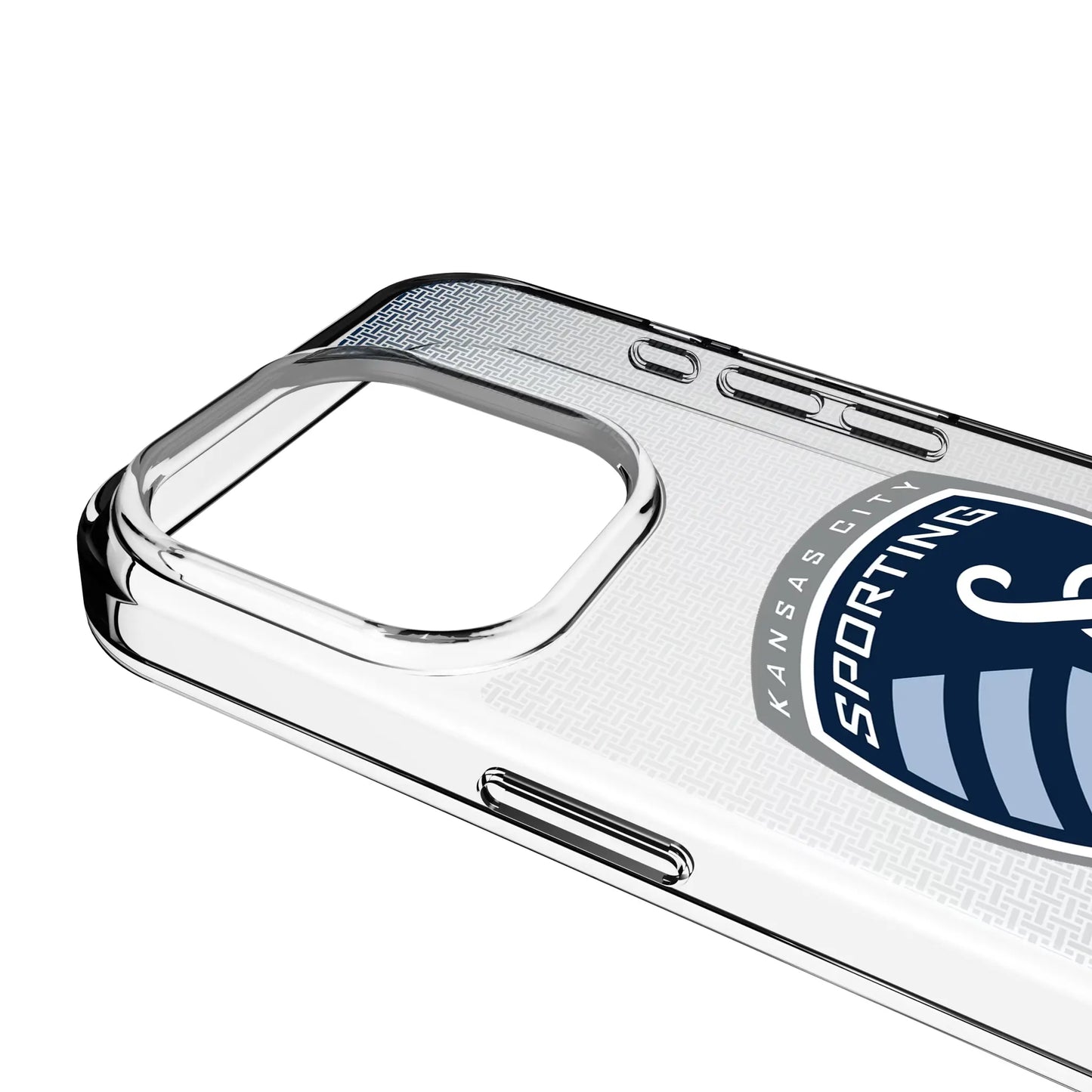 Sporting Kansas City Linen Clear Phone Case for Apple iPhone