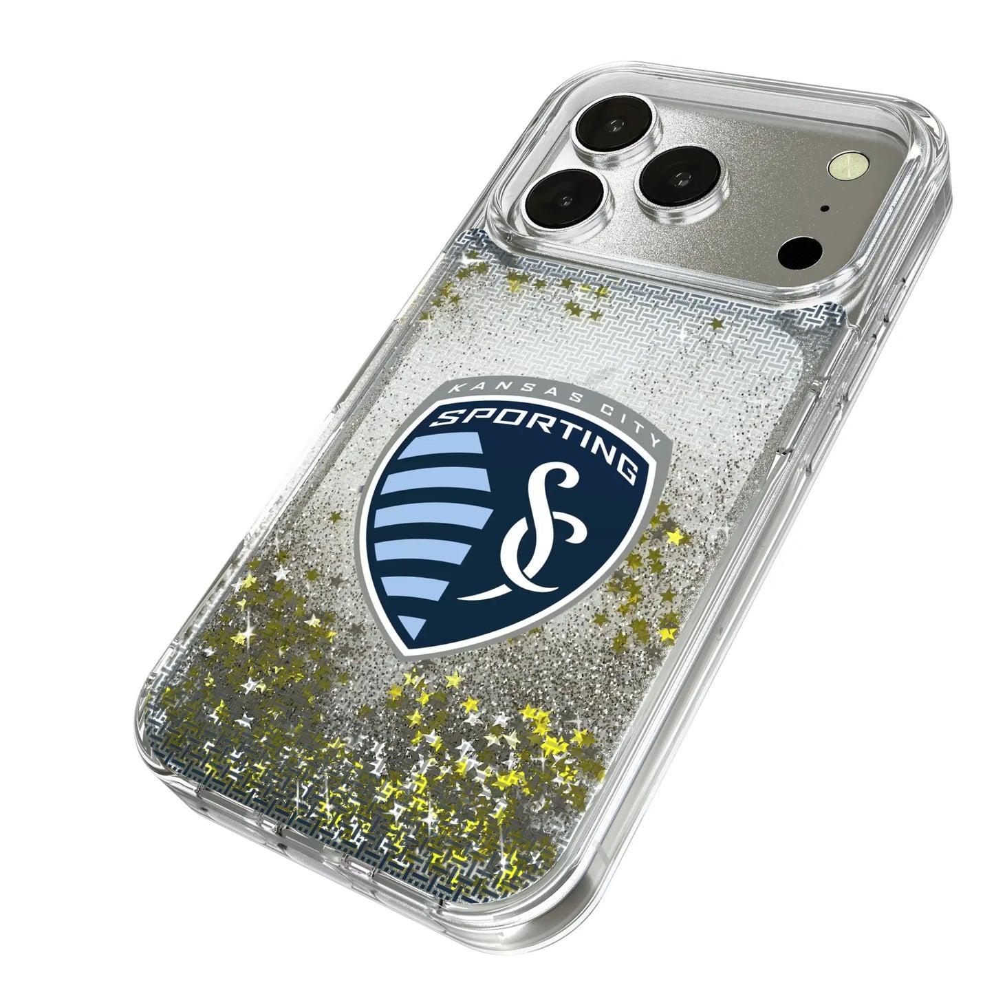 Sporting Kansas City Linen Glitter Phone Case for Apple iPhone
