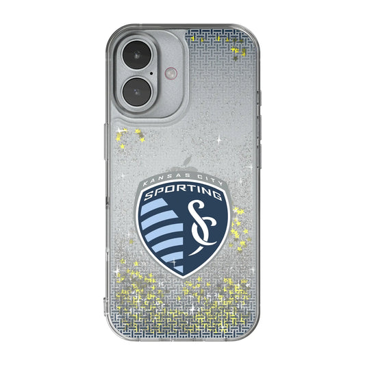 Sporting Kansas City Linen Glitter Phone Case for Apple iPhone
