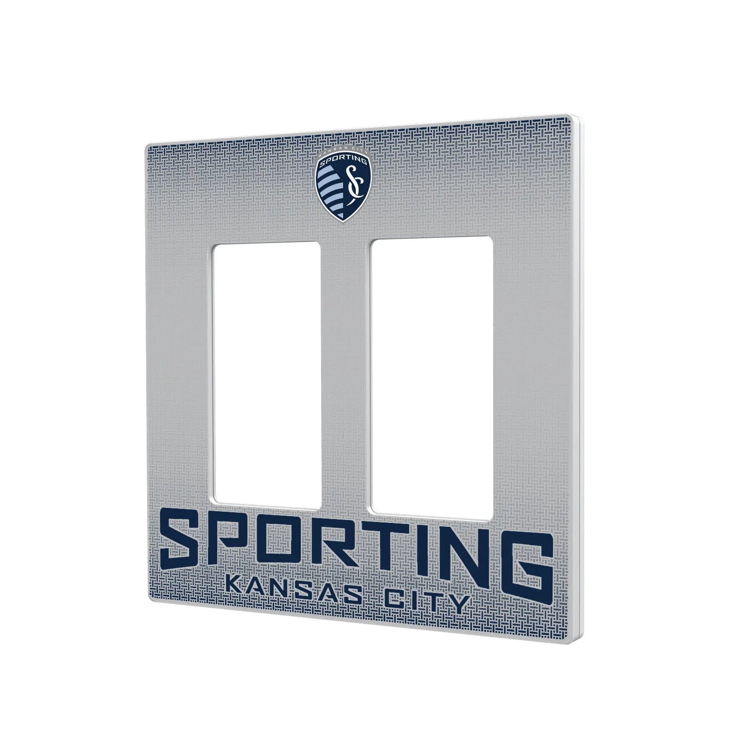 Sporting Kansas City Linen Hidden-Screw Light Switch Plate