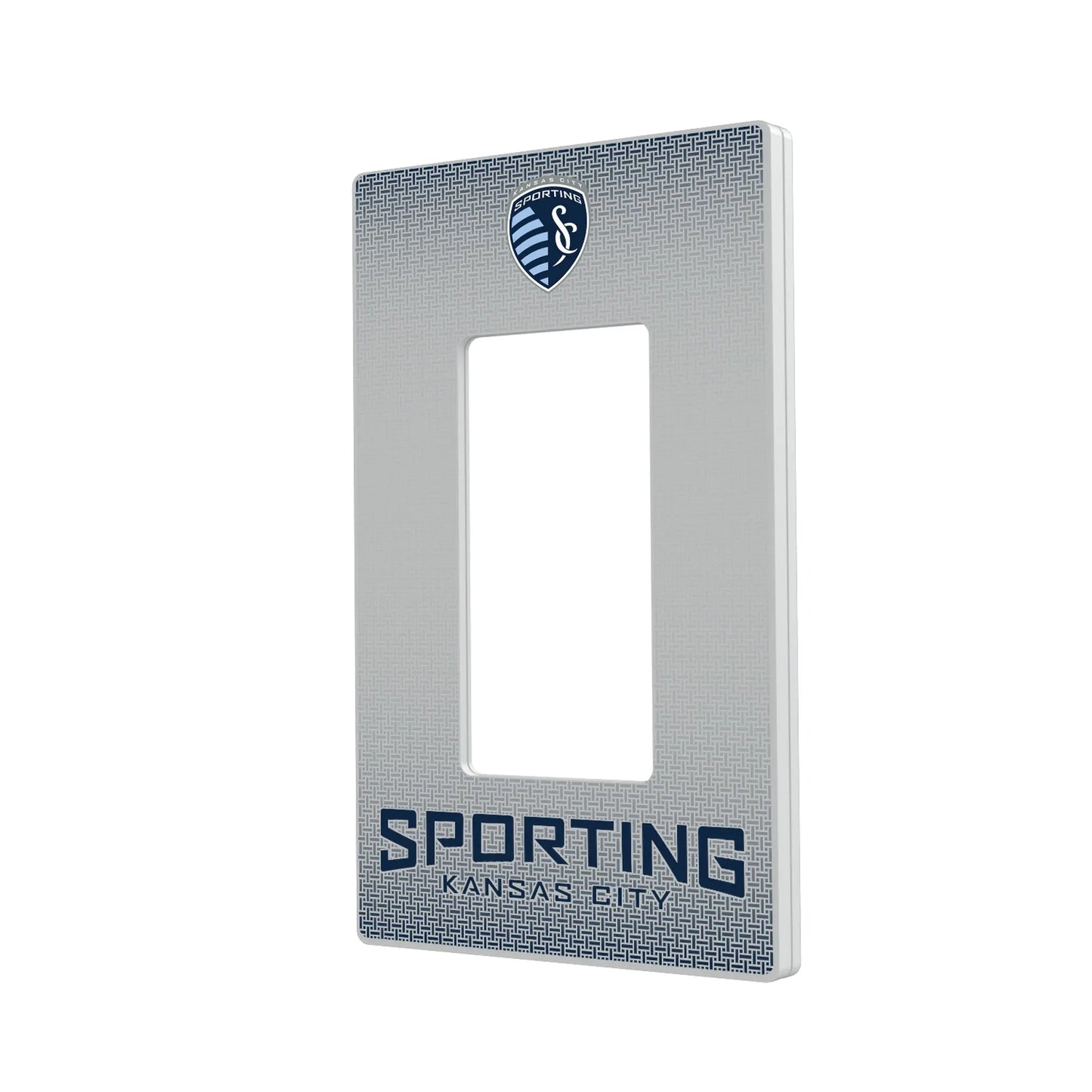 Sporting Kansas City Linen Hidden-Screw Light Switch Plate
