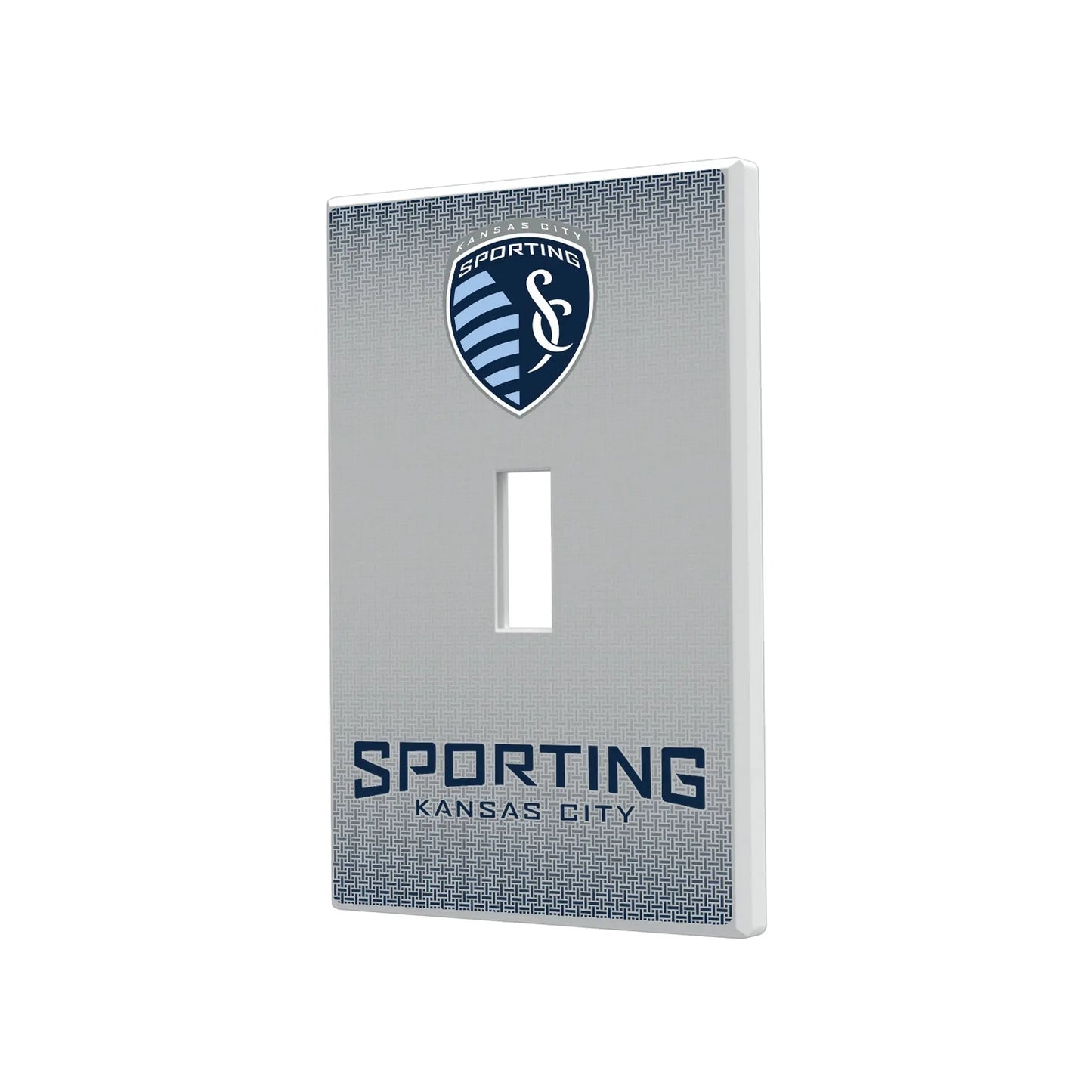 Sporting Kansas City Linen Hidden-Screw Light Switch Plate