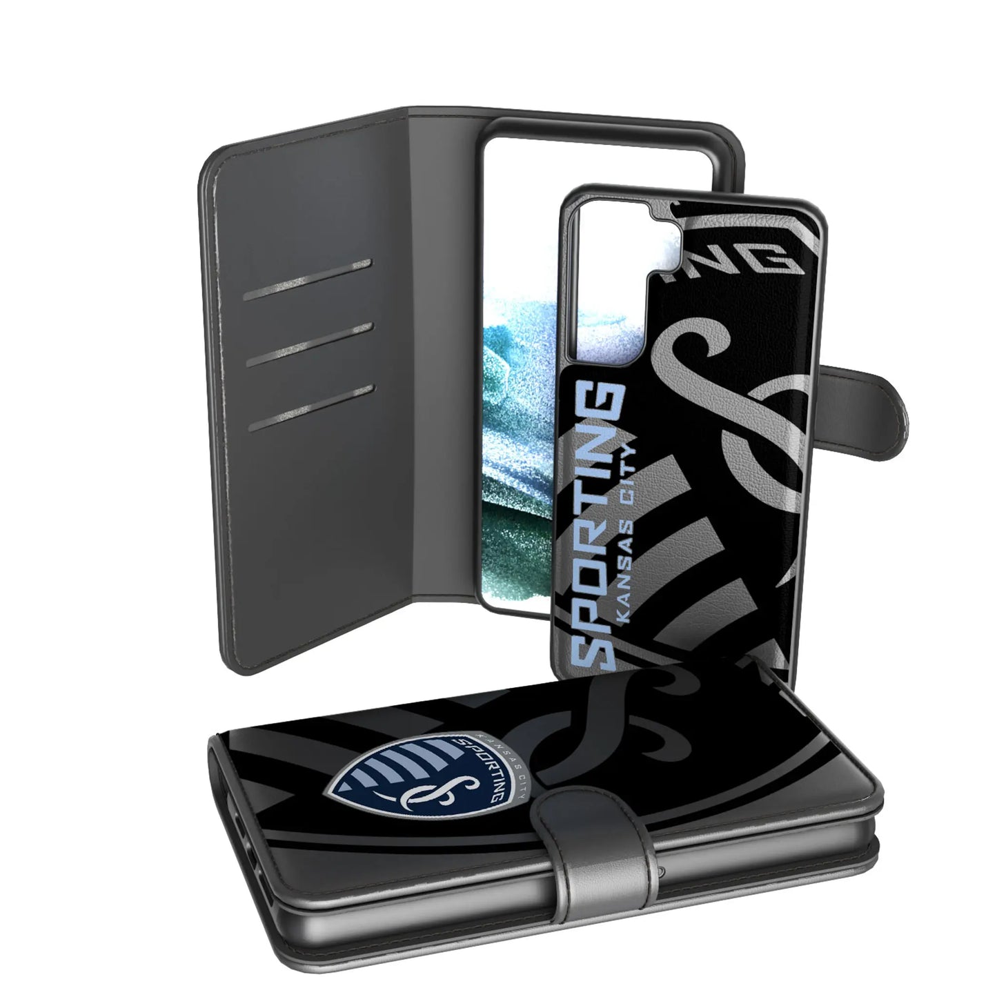 Sporting Kansas City Monocolor Tilt Wallet Phone Case for Apple iPhone