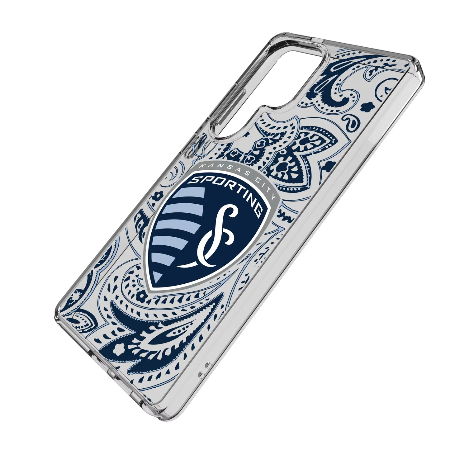 Sporting Kansas City Paisley Clear Phone Case for Samsung Galaxy