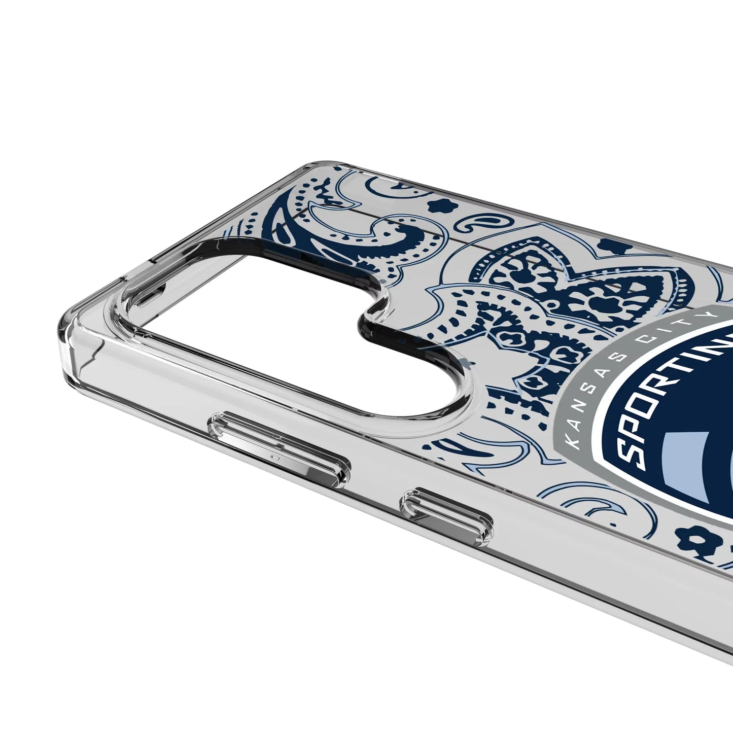 Sporting Kansas City Paisley Clear Phone Case for Samsung Galaxy