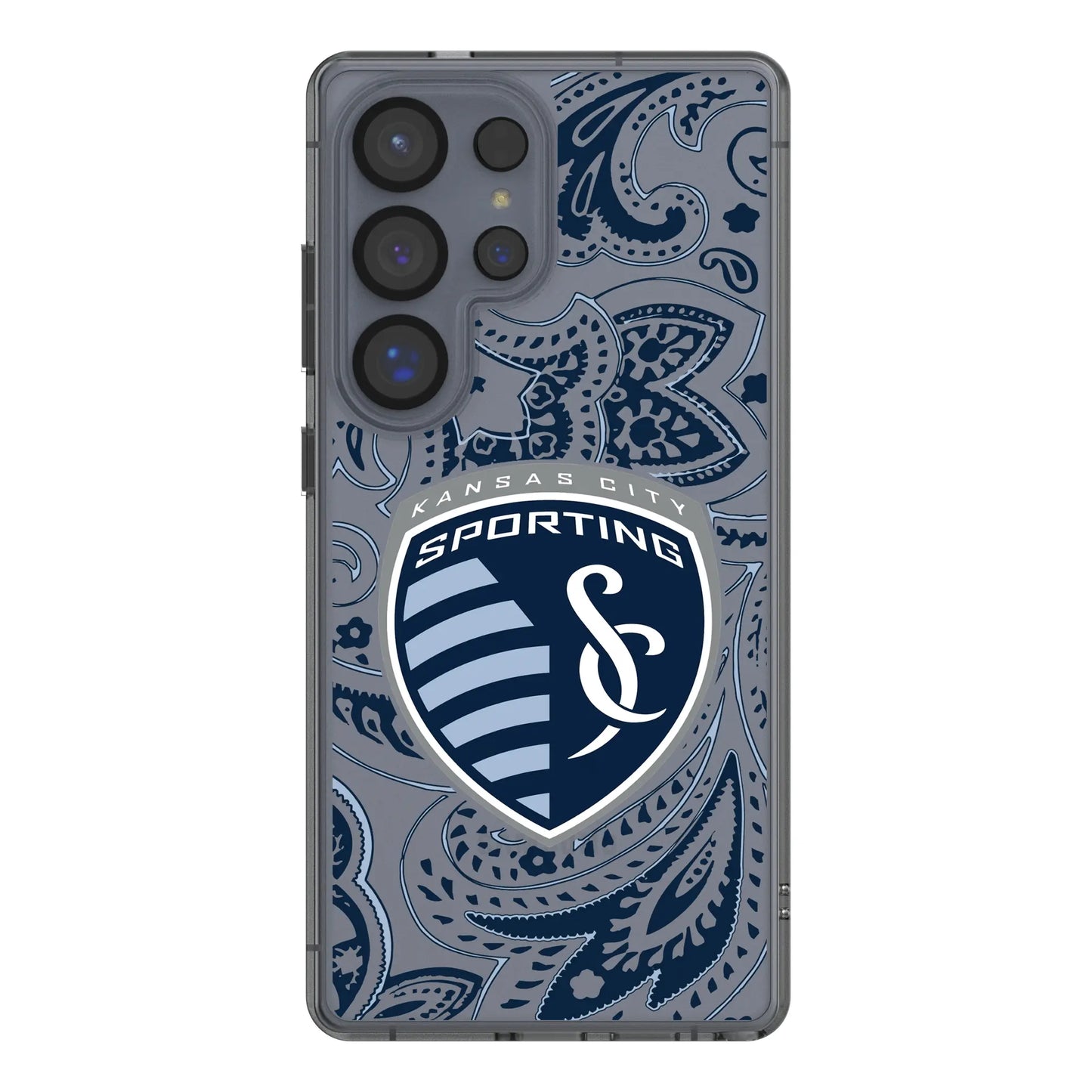 Sporting Kansas City Paisley Clear Phone Case for Samsung Galaxy
