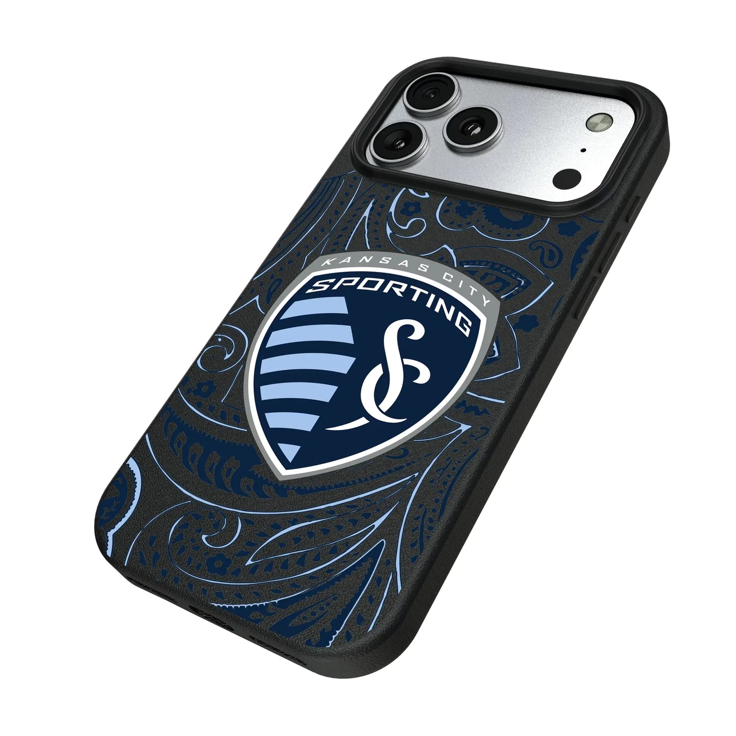Sporting Kansas City Paisley MagSafe Compatible Phone Case for Apple iPhone