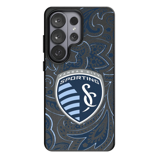 Sporting Kansas City Paisley MagSafe Compatible Phone Case for Samsung Galaxy