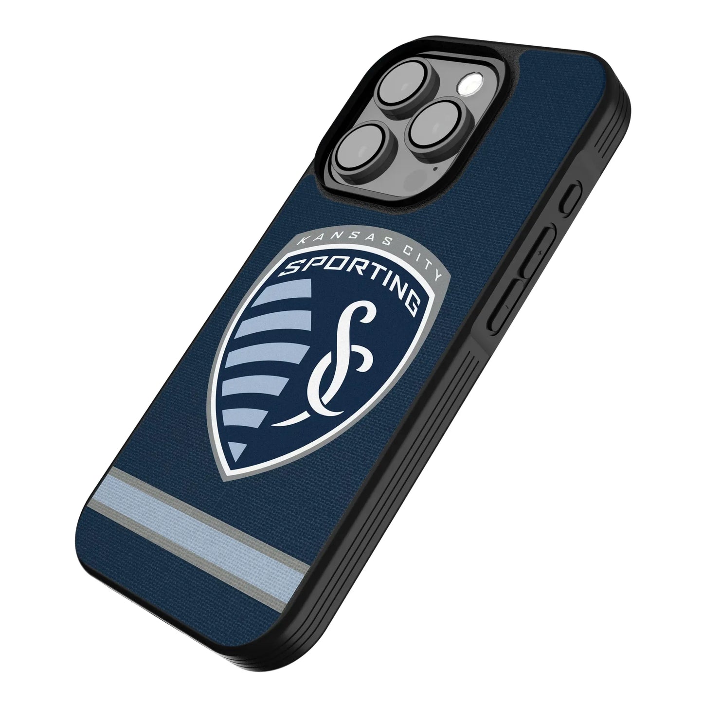 Sporting Kansas City Stripe Bump Phone Case for Apple iPhone