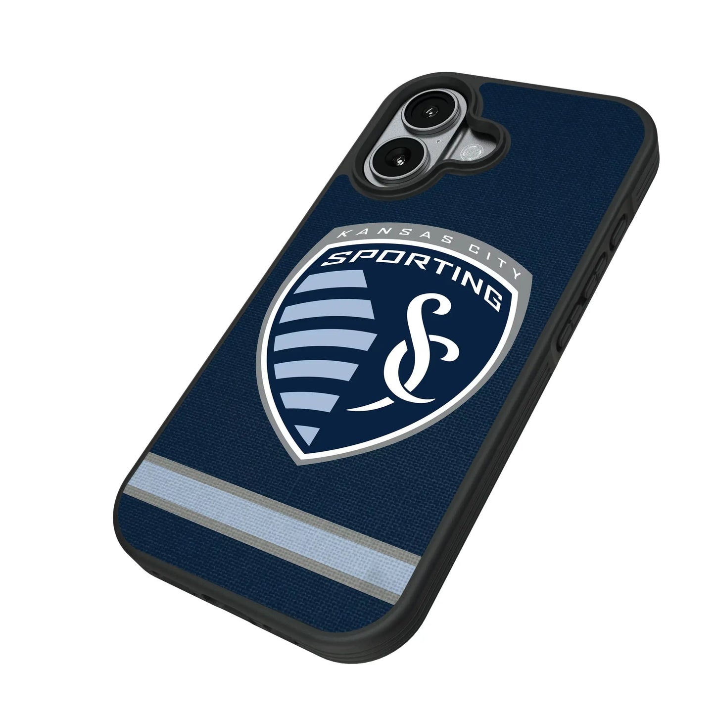 Sporting Kansas City Stripe Bump Phone Case for Apple iPhone