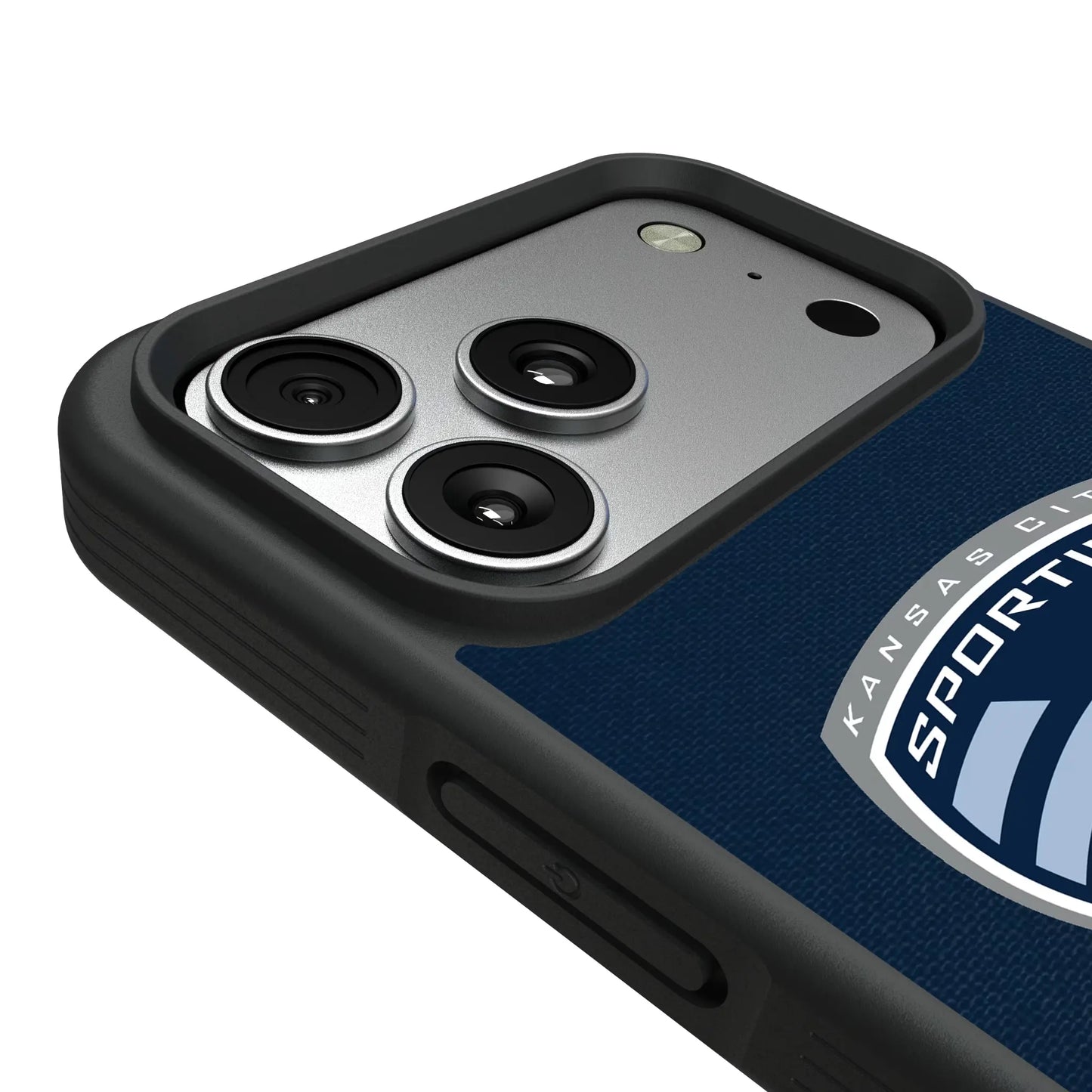 Sporting Kansas City Stripe Bump Phone Case for Apple iPhone
