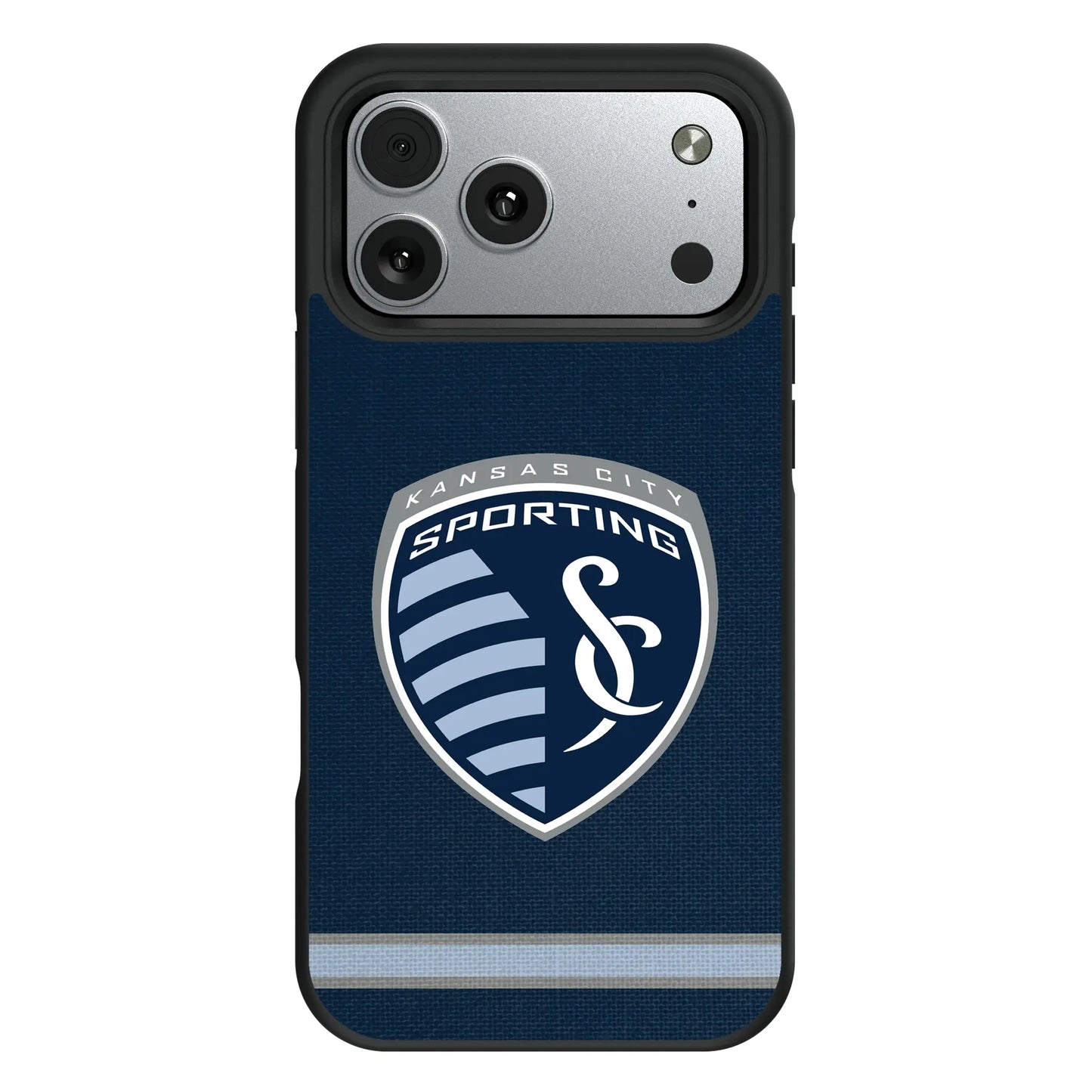 Sporting Kansas City Stripe Bump Phone Case for Apple iPhone