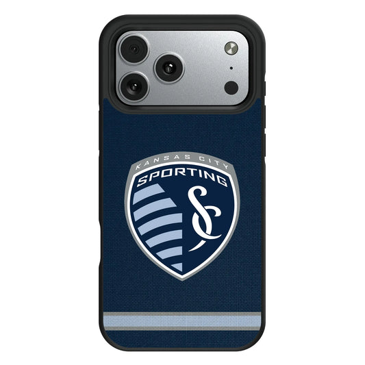 Sporting Kansas City Stripe Bump Phone Case for Apple iPhone