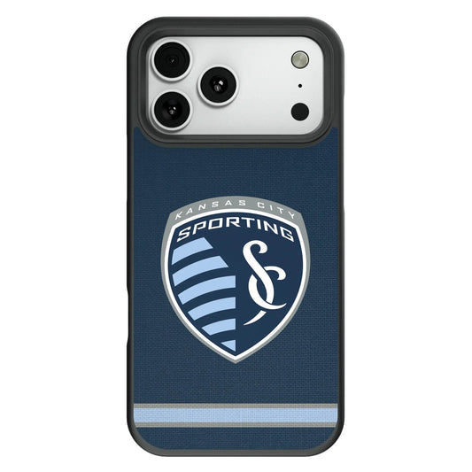 Sporting Kansas City Stripe Bump Phone Case for Apple iPhone