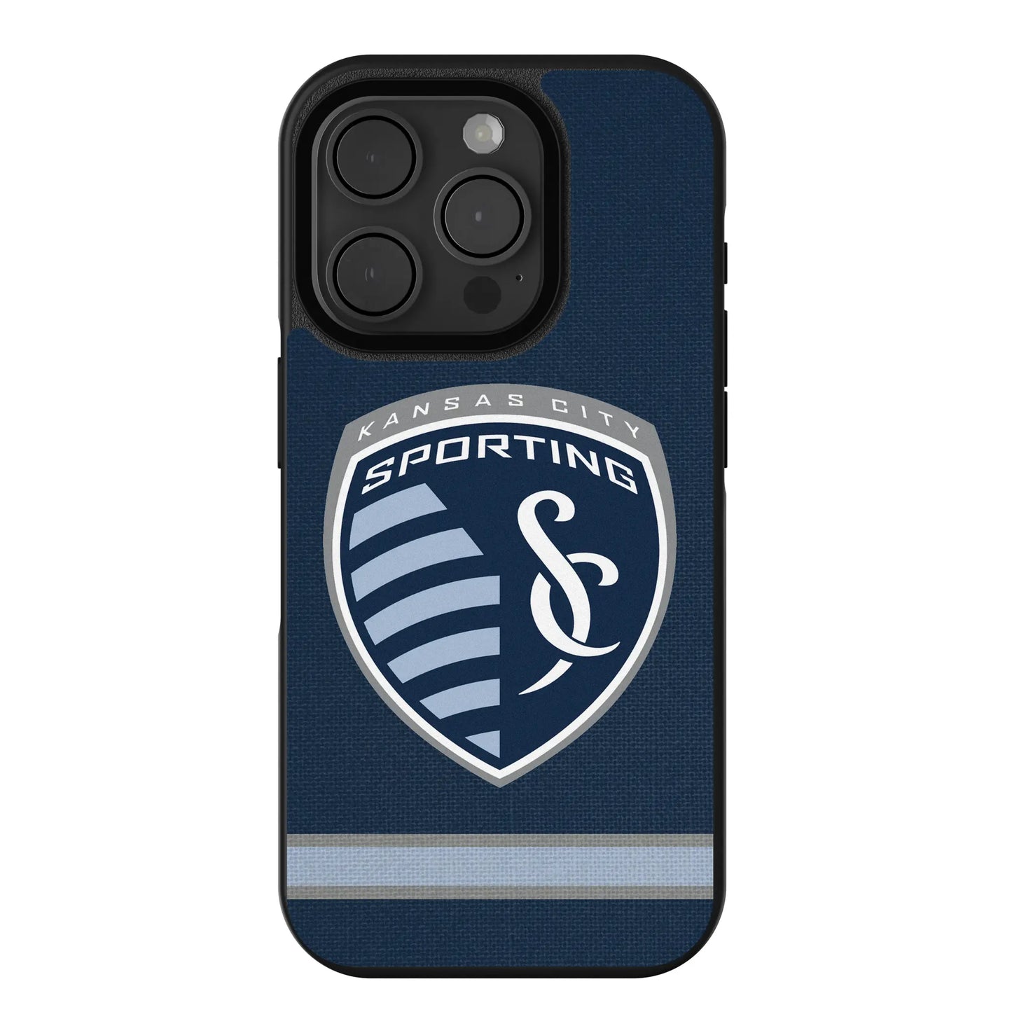 Sporting Kansas City Stripe Bump Phone Case for Apple iPhone