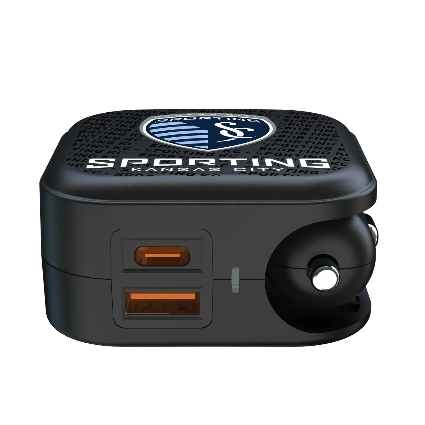 Sporting Kansas City Text Backdrop 2 in 1 USB A/C Charger
