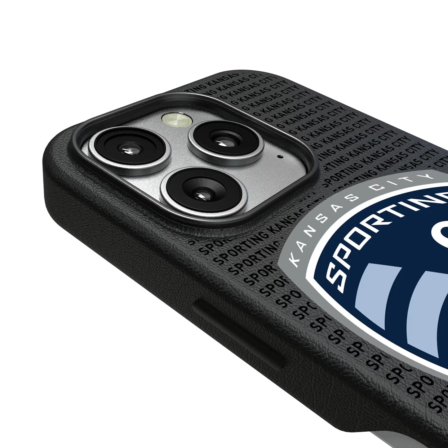 Sporting Kansas City Text Backdrop MagSafe Compatible Phone Case for Apple iPhone