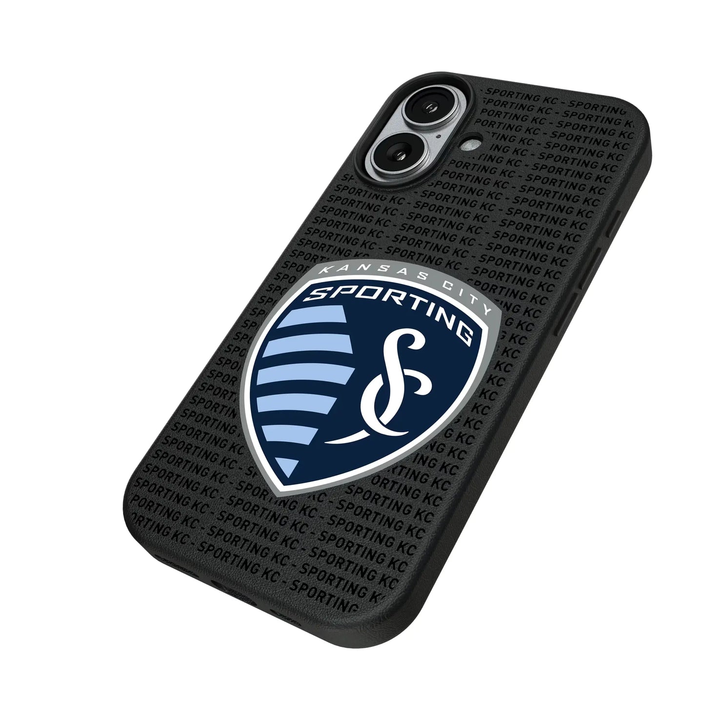 Sporting Kansas City Text Backdrop MagSafe Compatible Phone Case for Apple iPhone