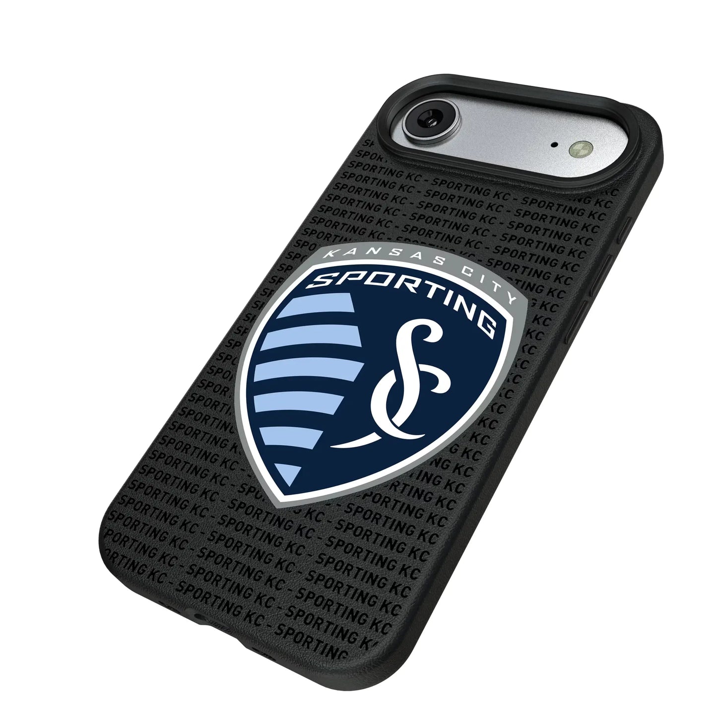 Sporting Kansas City Text Backdrop MagSafe Compatible Phone Case for Apple iPhone