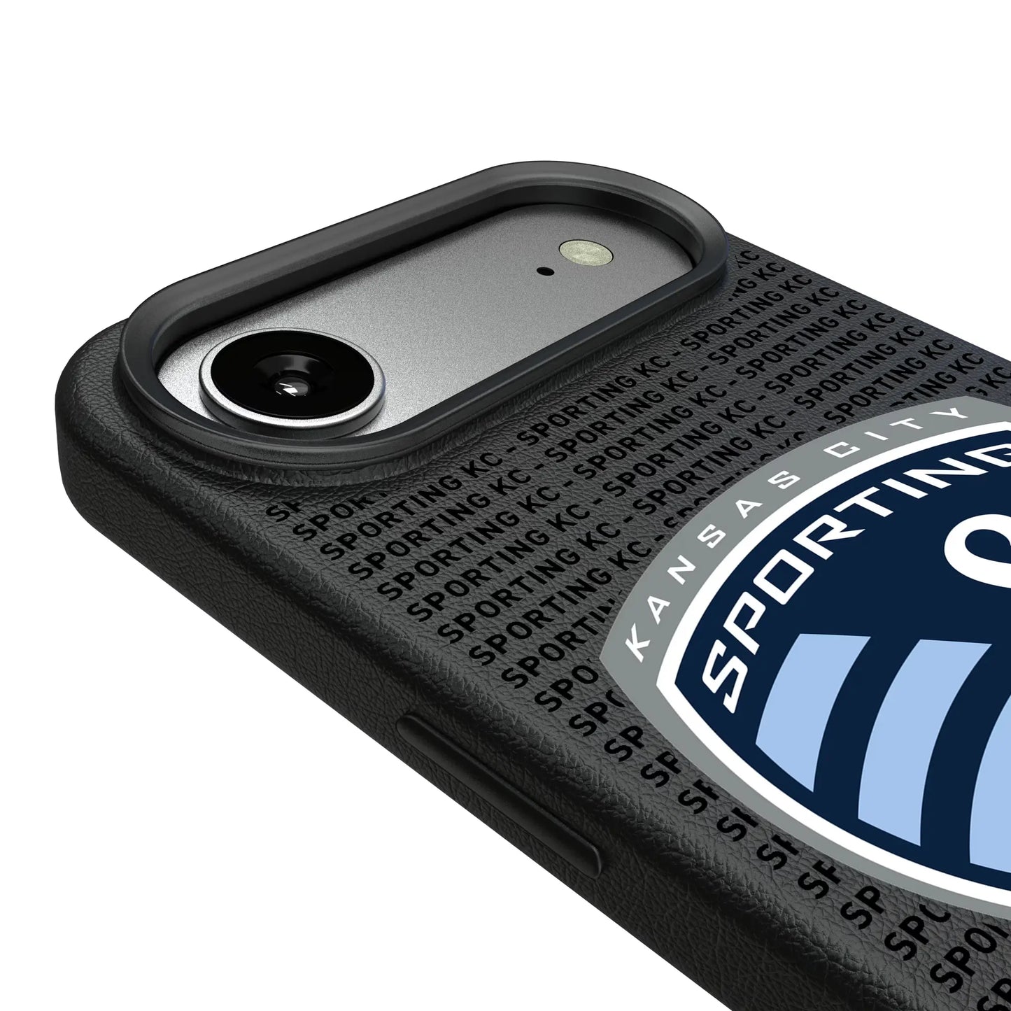 Sporting Kansas City Text Backdrop MagSafe Compatible Phone Case for Apple iPhone